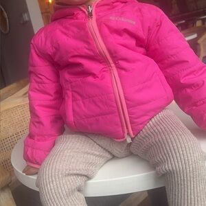 Columbia Vibrant Pink Toddler Jacket